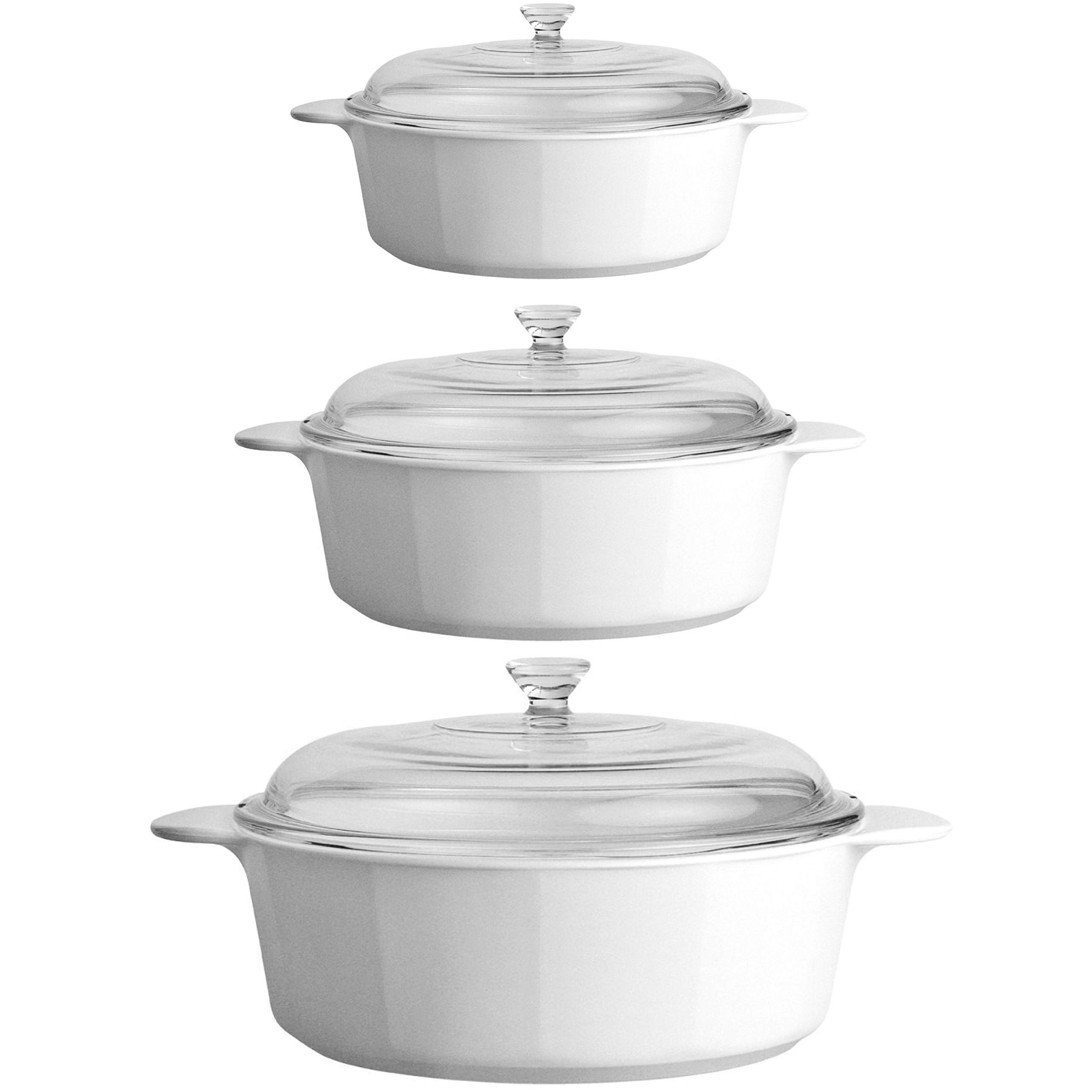 CORNING WARE／キャセロール Amazon.co.jp: CorningWare Pyroceram クラシックラウンドキャセロール